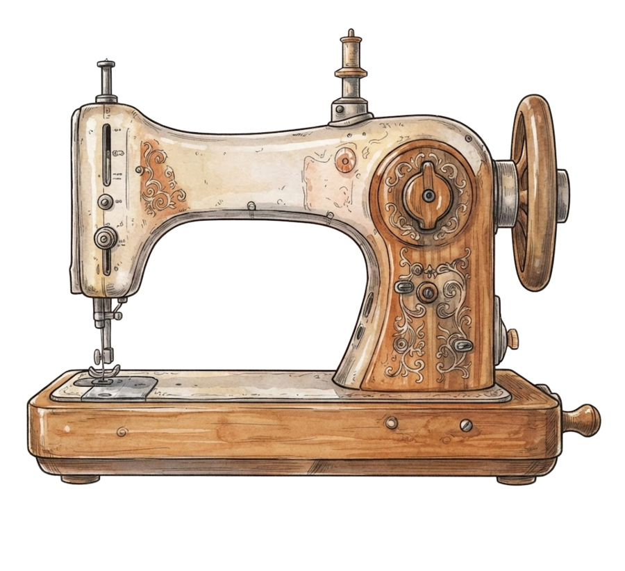 Vintage sewing machine